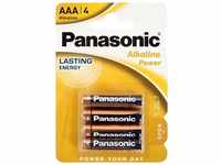 Panasonic 11800403 - Alkaline Power Batterien LR03 / AAA mit 1,5V, 4 Stück,
