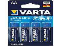 VARTA Batterien AA, 4 Stück, Longlife Power, Alkaline, 1,5V, für Spielzeug,