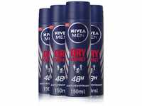 NIVEA Men Deo Dry 150ml Pack of 4