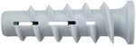 fischer FTP K 4 - Turbo Porenbetonanker aus Kunststoff zum Befestigen von Bildern,