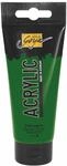 KREUL 84120 - Solo Goya Acrylic, 100 ml Tube in laubgr&uuml;n, cremige vielseitig