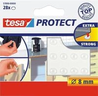 tesa Protect L&auml;rmstopper, rund, &Oslash;8mm, transparent, 28 St&uuml;ck