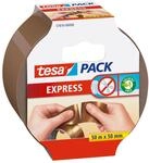 tesa Packband von Hand einrei&szlig;bar, braun, 50m x 50mm, 57810-00000-01