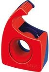 Tesa Tesafilm Abroller (Wellenmesser, bis Rollenbreite 19 mm, rot/blau)