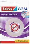 tesa film von Hand einrei&szlig;bar, 25m x 19mm, 1 Rolle im Blister