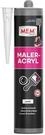 MEM Maler-Acryl Wei&szlig; &ndash; 300 ml &ndash; Acryl-Dichtstoff | F&uuml;r Fugen, Risse &