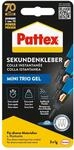 Pattex Sekundenkleber Ultra Gel Mini Trio, extra starker & flexibler Superkleber in 3