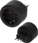 Brennenstuhl Reisestecker/Reiseadapter (Reise-Steckdosenadapter zum Anschluss