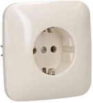 Busch-Jaeger 20 EUJ-212 SCHUKO Unterputz-Steckdose Cremewei&szlig; Busch-Duro 2000 SI