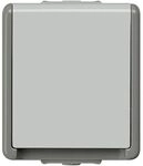 Siemens - 5UB4711 DELTA Fl&auml;che IP44 AP SCHUKO-Steckdose Mit Klappdeckel