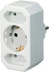 Doppelpack Brennenstuhl Adapterstecker Euro 2 + Schutzkontakt 1 wei&szlig;, 1508050...
