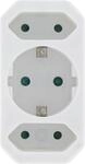 Kopp 177602009 Europa- und Schutzkontakt-Adapter, wei&szlig;
