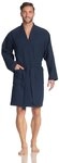 Vossen Damen Bademantel Rom, Einfarbig, Gr. XXL (52/54), Blau (winternight)
