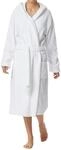 Schiesser Damen Bademantel, 120 cm Bademantel, Wei&szlig; (100-weiss), L EU