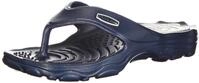 chung shi Unisex Zori Zehentrenner, Navy/Grau, 44/45 EU (XXL)