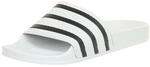 adidas Unisex-Erwachsene Originals ADILETTE Bade Sandalen - Wei&szlig; (Wei&szlig; Core Schwarz