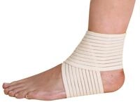Hydas 1503 - St&uuml;tzbandage Kn&ouml;chel, Medizinprodukt, 1 Paar , 2 St&uuml;ck (1er Pack)