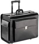 Dermata Pilotenkoffer Businesstrolley 49.5 cm schwarz