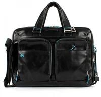 Piquadro Blue Square 15 '' Aktentasche mit Laptop-Fach, Schwarz - CA2849B2
