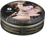 Shunga Massagekerze Excitation, Schokolade, 9046091, Wei&szlig;