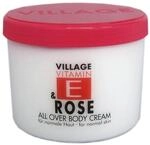 Village Cosmetics Bodycream mit Vitamin E und Rose 500 ml (K&ouml;rpercreme,