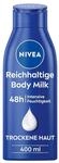 NIVEA Reichhaltige Body Milk (400 ml), intensiv pflegende K&ouml;rpercreme mit...