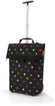 reisenthel Trolley M in Dots, Rahmen: Silber &ndash; Praktischer Shopping-Trolley mit