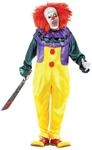 Smiffys, Herren Horror Clown Kost&uuml;m, Jumpsuit und Maske, Gr&ouml;&szlig;e: L, 24376