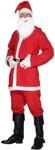 Smiffys, Herren Weihnachtsmann Kost&uuml;m, Jacke, Hose, Bart, M&uuml;tze und G&uuml;rtel, 20841