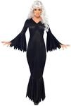 Smiffys, Damen Mitternacht-Vampir Kost&uuml;m, Kleid, 21777