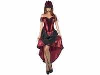 Halloween! Smiffys Kostüm Venezianische Verführerin, mit Oberteil, Rock und