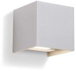 HELESTRA LED Wand- und Deckenleuchte, IP54, 10 x 10 x 10 cm, silbergrau A28242.46