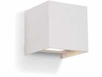 Helestra A28242.07 LED Wall Light IP54 / 475 lm / 3000 K / 10 x 10 x 10 cm Warm...