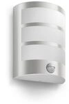 Philips myGarden LED Wandaussenleuchte Python, mit Bewegungsmelder, 6 W, edelstahl,
