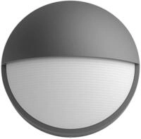 Philips Capricorn Au&szlig;enwandleuchte, 700 lm, 2700 K, warmwei&szlig;es Licht, IP44