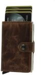 Secrid Herren Karteninhaber MINIWALLET Vintage Braun Talla &uacute;nica