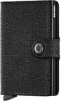 Secrid Miniwallet Crisple, Gr&ouml;&szlig;e 10,2 cm, schwarz, 10,2 cm