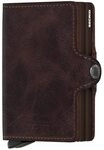 Secrid Kartenetui Twinwallet mit RFID-Schutz in der Farbe Chocolate, Gr&ouml;&szlig;e: