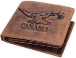 Greenburry Vintage Portemonnaie Leder Geldbeutel braun | Querformat