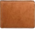 Picard Herren TOSCANA Geldb&ouml;rsen, Braun (camel) 13x10x3 cm
