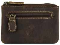 Greenburry 170825 Vintage Leather Case Key Case Key Ring Fb. Brown