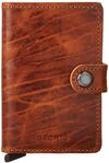 Secrid Miniwallet Dutch Martin MDM-Whiskey Geldb&ouml;rse aus Leder, Farbe: Braun, f&uuml;r 4