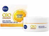 NIVEA Q10 Energy Anti-Falten Tagespflege LSF 15 (50 ml), Gesichtspflege mit Q10 und