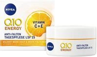 NIVEA Q10 Energy Anti-Falten Tagespflege LSF 15 (50 ml), Gesichtspflege mit Q10 und