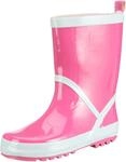 Playshoes Kinder Gummistiefel aus Naturkautschuk, trendige Unisex Regenstiefel mit