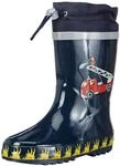 Playshoes Kinder Gummistiefel aus Naturkautschuk, trendige Unisex Regenstiefel mit