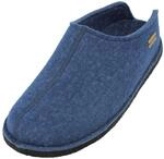 HAFLINGER Flair Smily Filzpantoffeln aus Wollfilz Hausschuh Jeans, Gr. 36