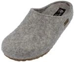 HAFLINGER Grizzly Michl Filzpantoffel Hausschuh mit Gummisohle Steingraumeliert, Gr.