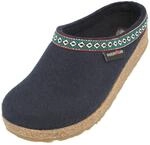 HAFLINGER Grizzly Franzl Filzpantoffel Hausschuh Filzclog Mittelblau, Gr. 39