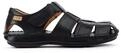 Pikolinos Flache Sandalen in Leder TARIFA f&uuml;r M&auml;nner Farbe BLACK